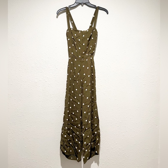 Faithful the Brand Playa Tie Back Jumpsuit Ronja Polka Dot Print Size 4 - Picture 4 of 14